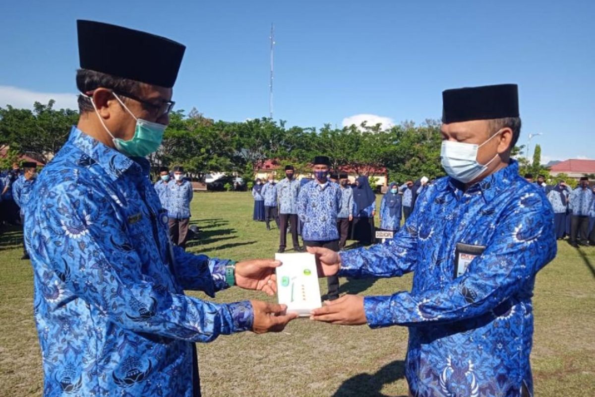 Pemkab Bone Bolango terima hibah 473 thermo gun dari KPU