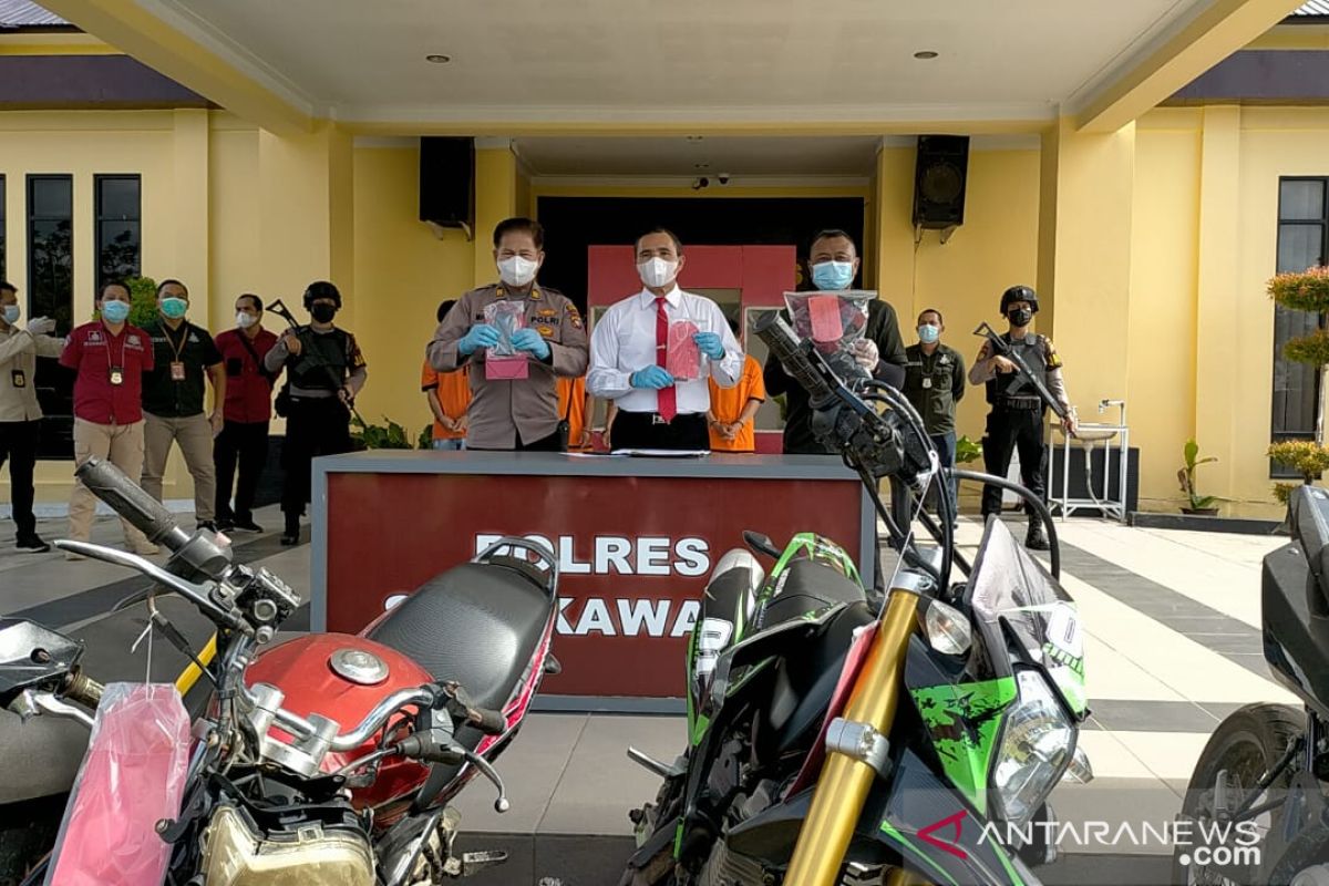 Polisi ungkap enam kasus Curanmor di Singkawang