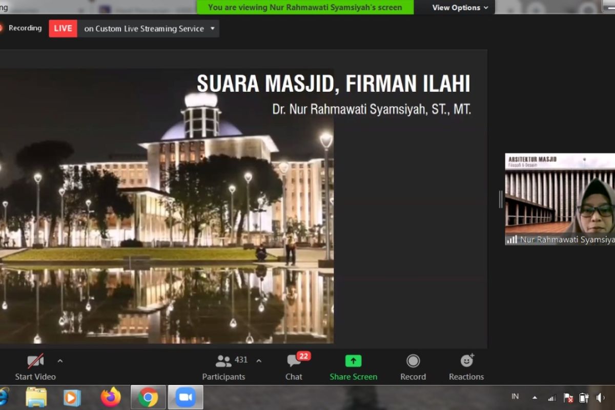 Sejumlah persyaratan harus dipenuhi dalam mendesain masjid