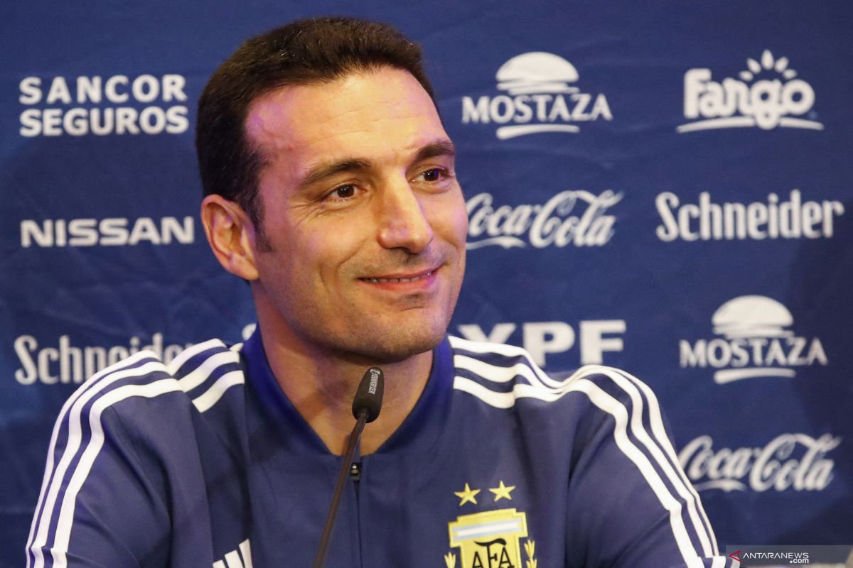 Scaloni: Argentina akan bikin Suarez dan Cavani tidak tenang