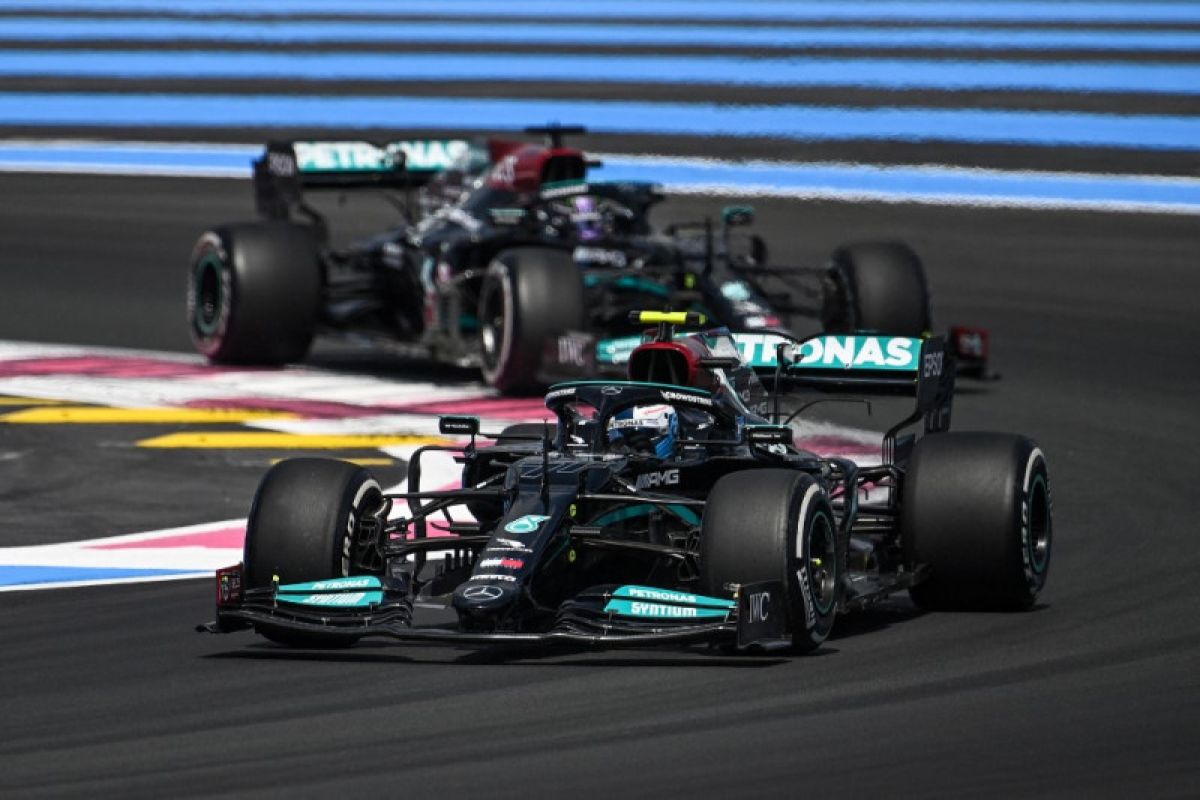 Duo Mercedes dominasi sesi latihan bebas di Grand Prix Prancis