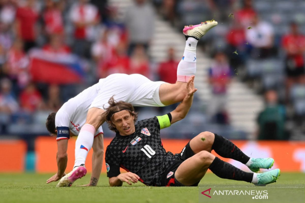 Ceko terus jaga peluang 16 besar walau diimbangi Kroasia 1-1 di Euro 2020