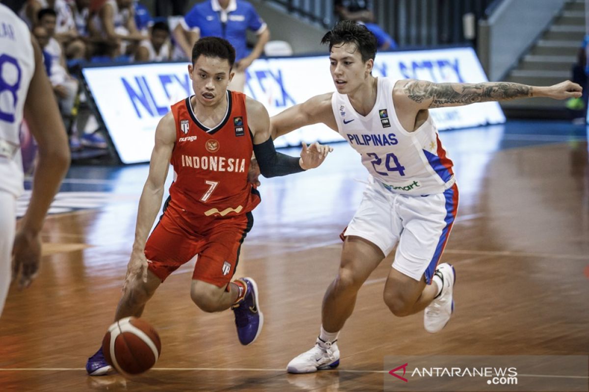 Indonesia kalah 51-76 dari Filipina  di kualifikasi FIBA Asia Cup 2021