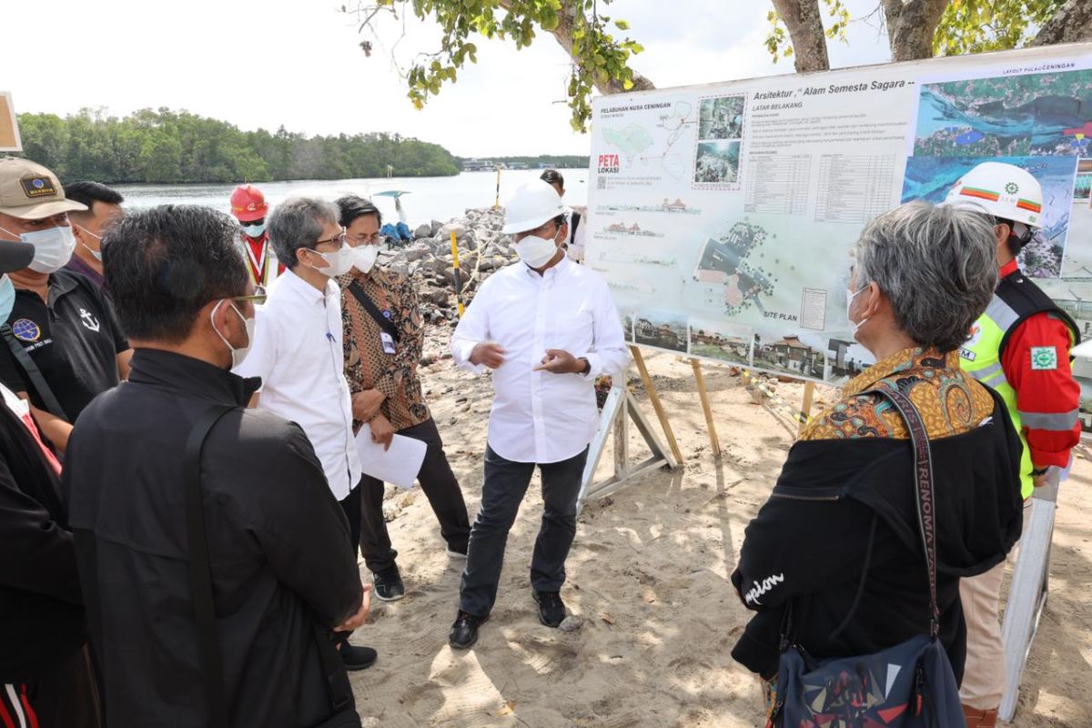 Dirjen Hubdat tinjau progres pembangunan dua pelabuhan di Nusa Penida-Bali