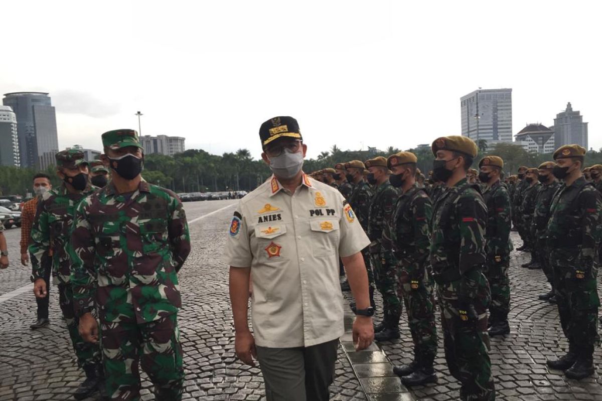 Ratusan personel gabungan hadiri apel di Monas, ini tujuannya