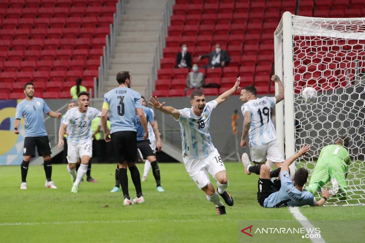 Usai taklukkan Uruguay, Argentina puncaki Grup A Copa America