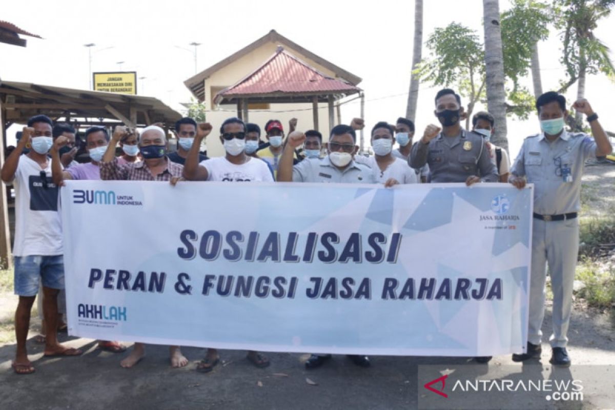 Jasa Raharja mengedukasi operator kapal cepat di Lombok Utara