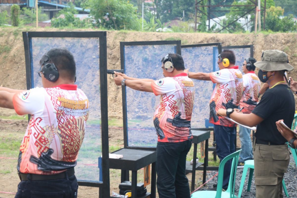 Brimob Polda Sulut laksanakan lomba menembak sambut Hari Bhayangkara