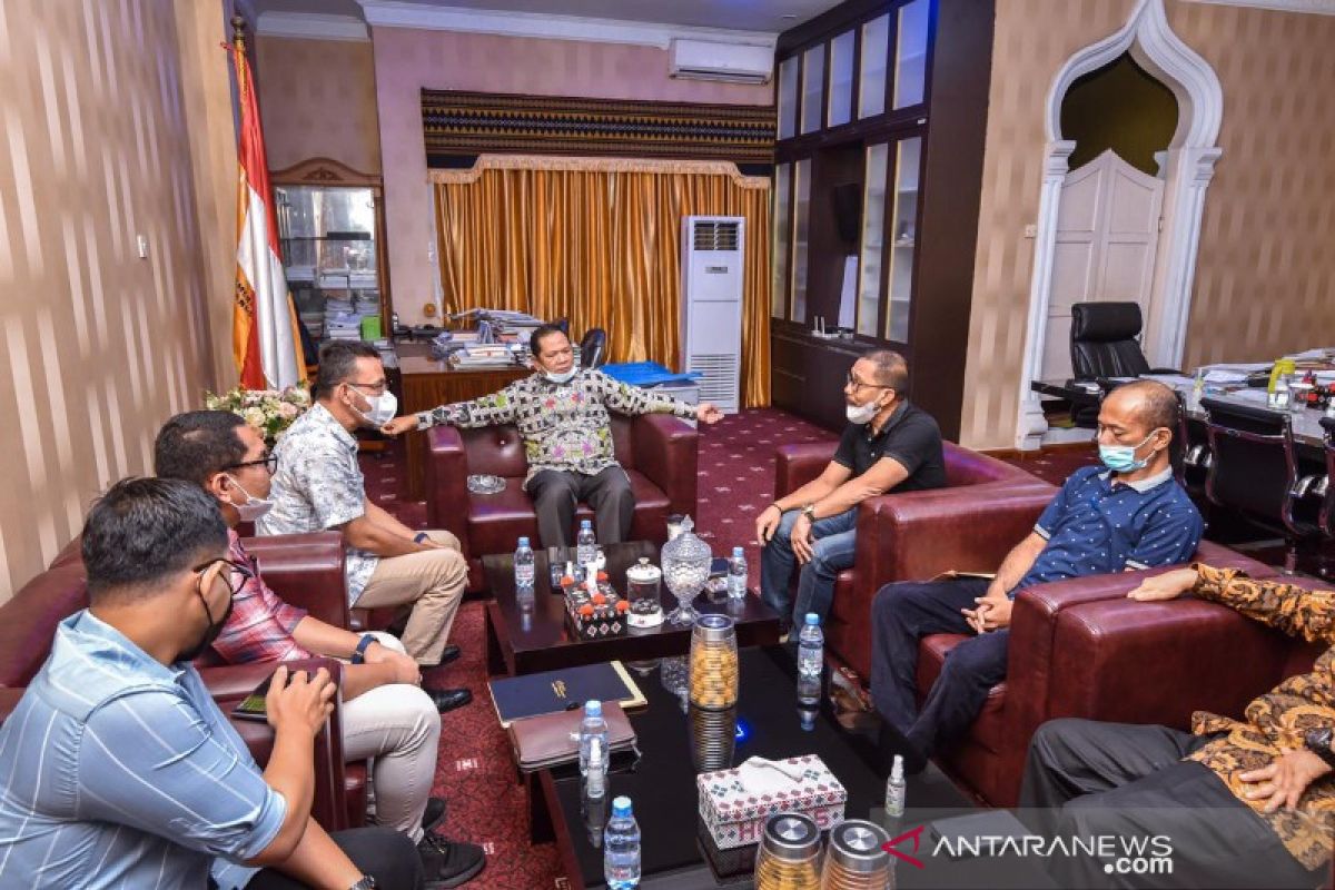 Wali Kota Padangsidimpuan terima kunjungan BPJS Ketenagakerjaan