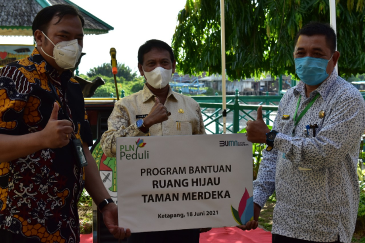 PLN percantik taman Kota Ketapang melalui program TJSL