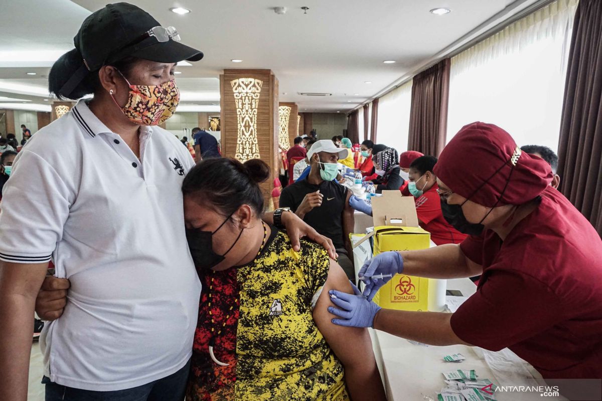 Penerima vaksin lengkap bertambah menjadi 12,212 juta penduduk Indonesia