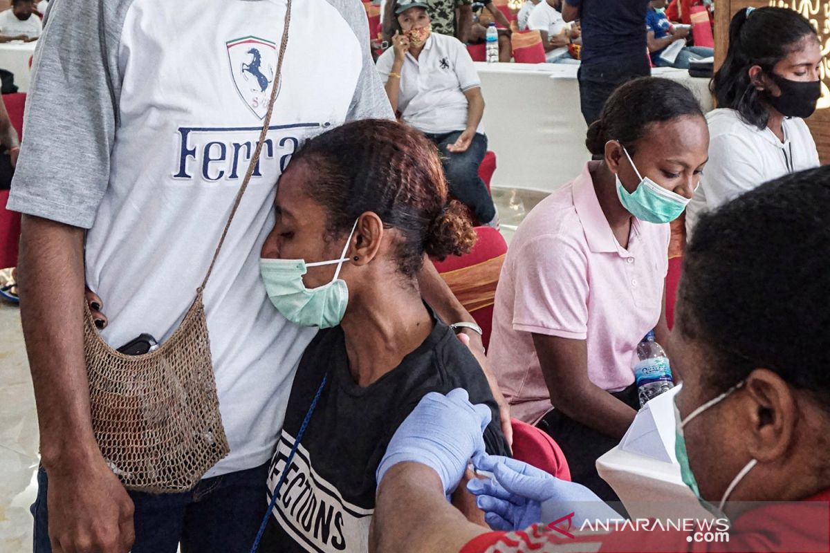 PON Papua makin dekat, cakupan vaksinasi di empat klaster penyelenggara baru 40 persen