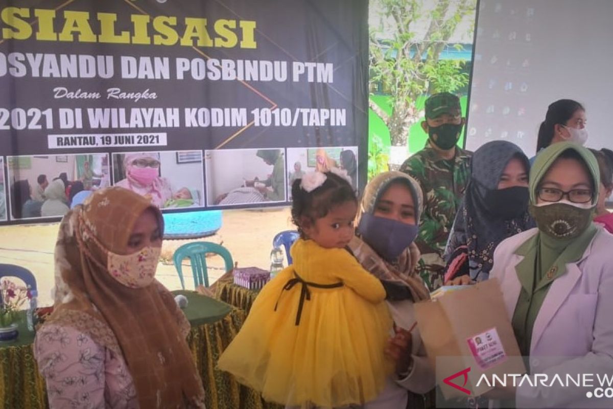TMMD ke 111 di Tapin : Sosialisasikan tentang resiko pernikahan dini dan hamil di luar nikah