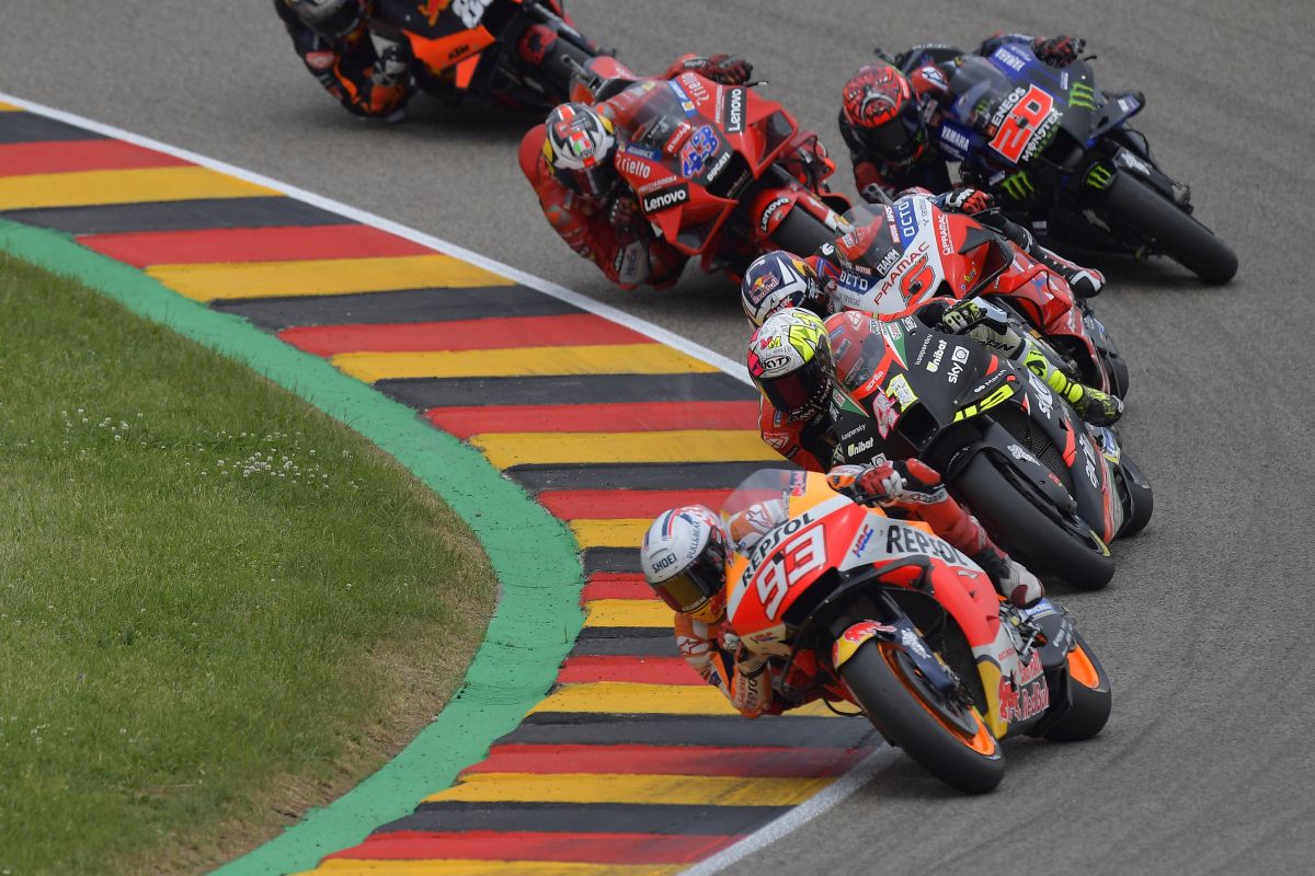 Marquez pertahankan status sebagai raja Sachsenring setelah gondol juara MotoGP Jerman