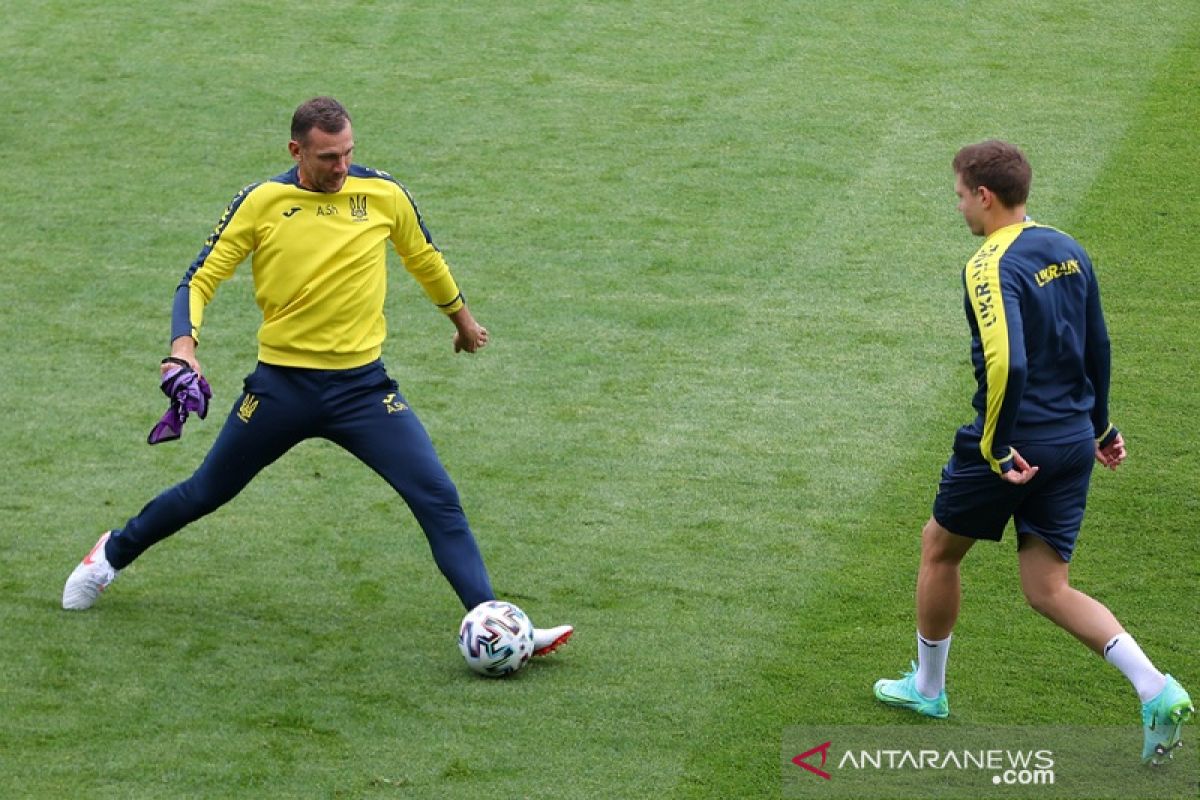 Shevchenko tegaskan Ukraina tidak akan cari hasil imbang lawan Austria