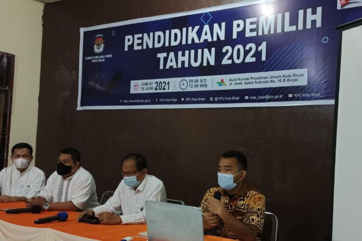 KPU Binjai adakan pelatihan pemilih berkelanjutan