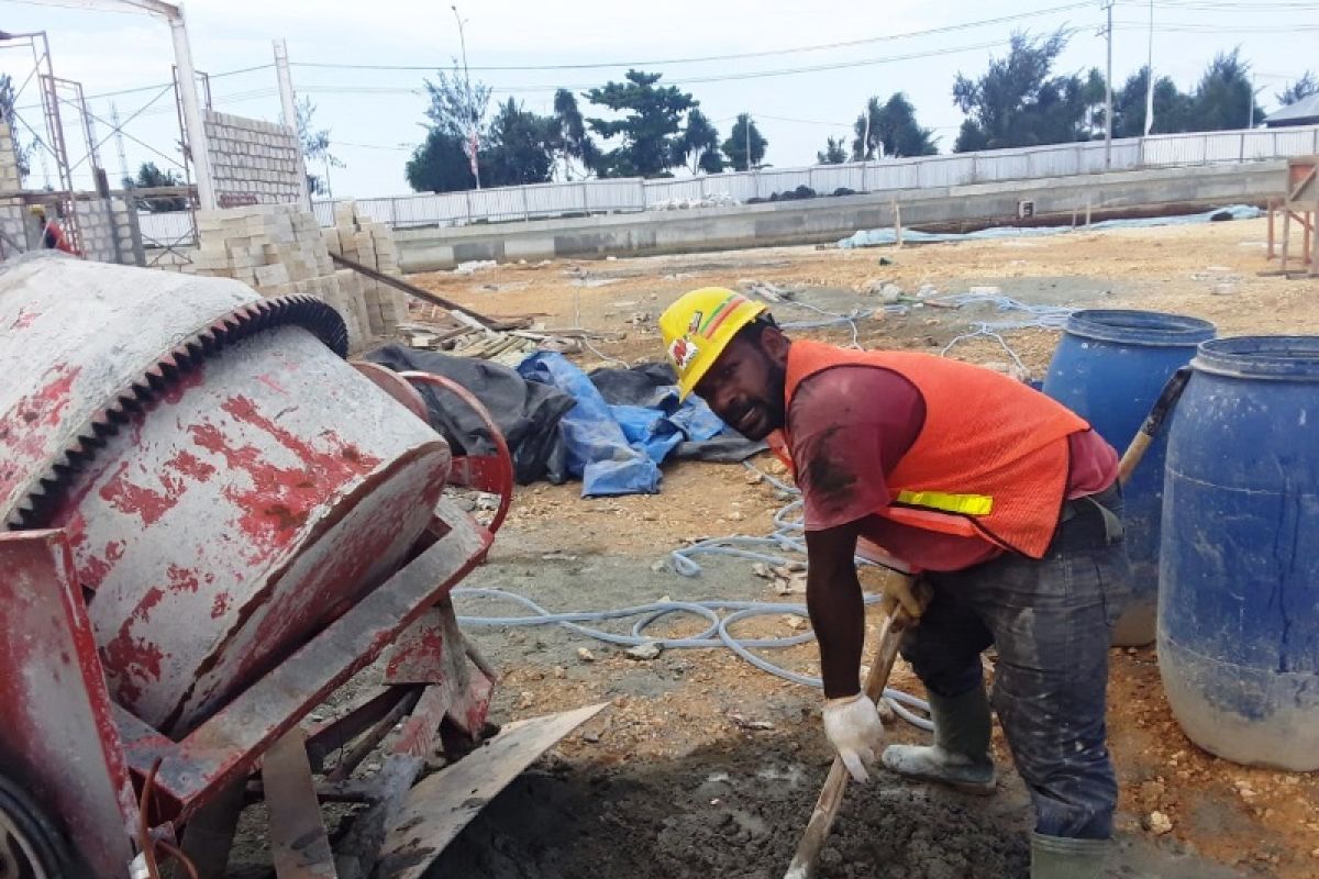 Warga Papua bangga terlibat bangun venue PON