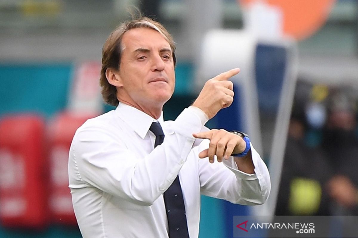 Euro 2020: Mancini beberkan alasan rotasi besar-besaran Italia lawan Wales