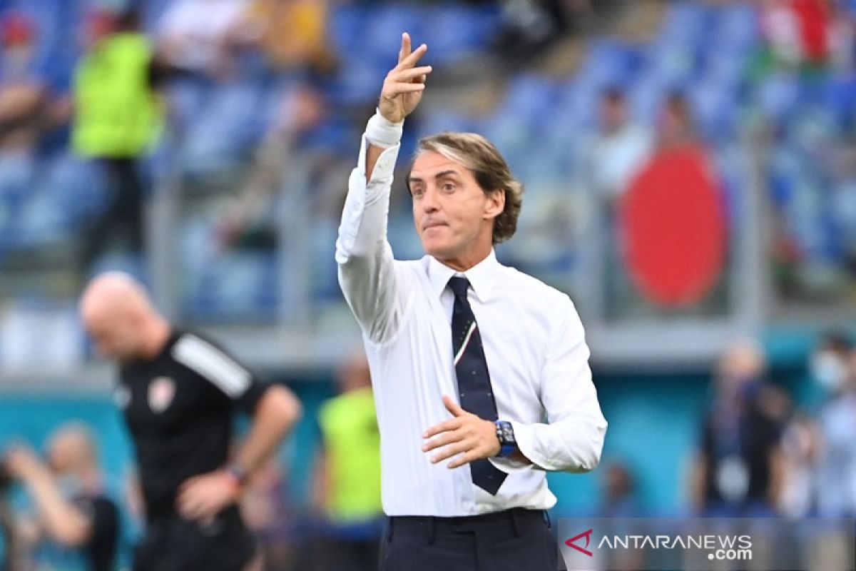 Samai rekor pelatih legendaris Italia Vittorio Pozzo, Mancini merendah