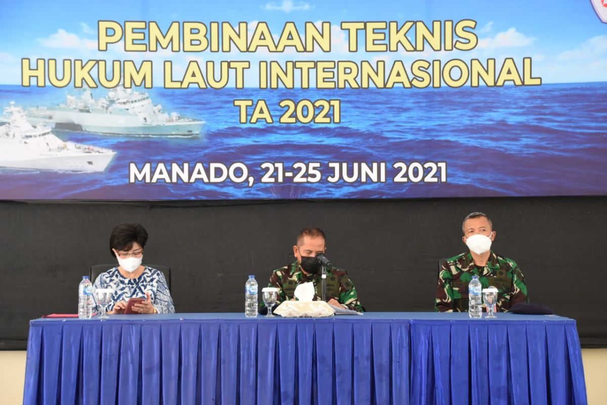 Lantamal VIII gelar pelatihan hukum laut internasional