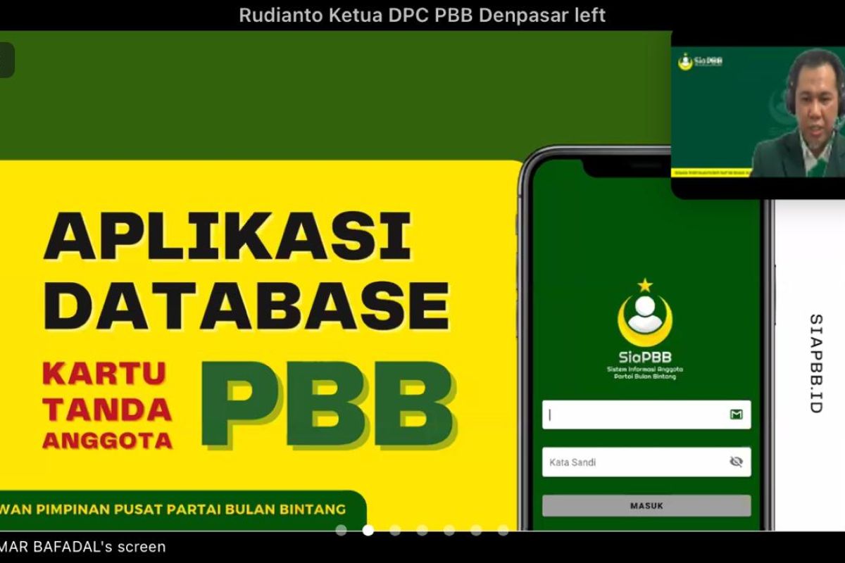 Partai Bulan Bintang Luncurkan e-KTA, Yusril Ihza Mahendra: Bisa Mengontrol Kader
