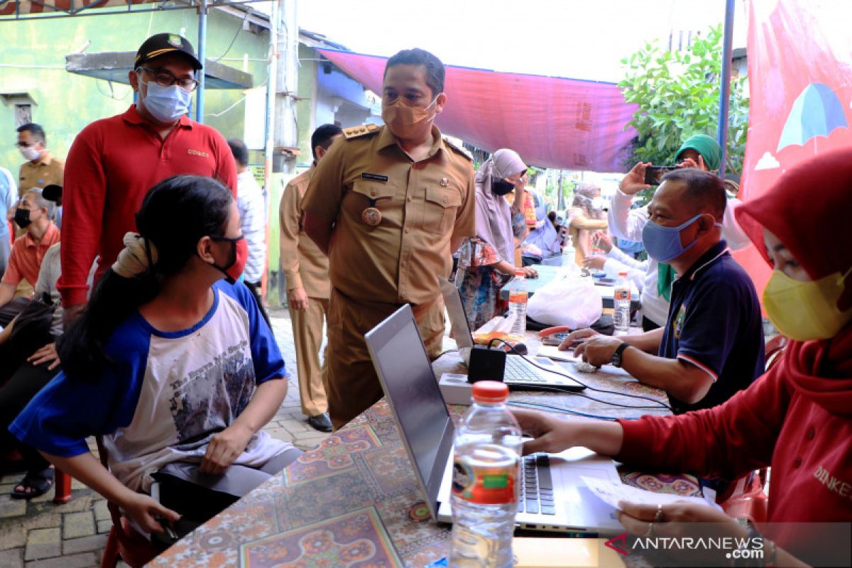 Vaksinasi COVID-19 digelar Pemkot Tangerang di zona merah