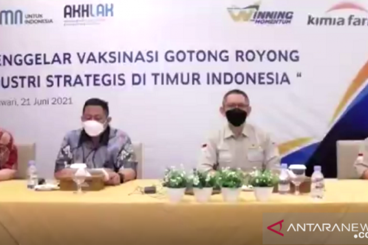 Kimia Farma Diagnostika vaksinasi 14.800 pekerja Kilang Tangguh LNG