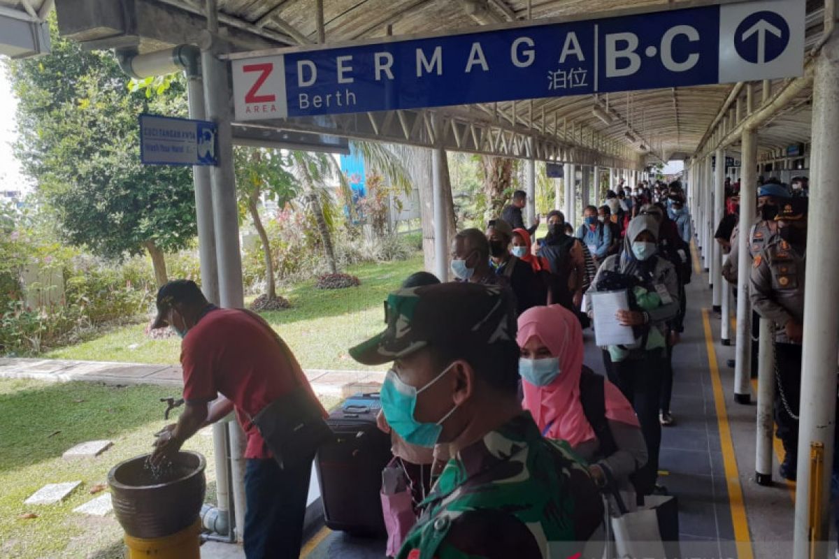 Quarantine underway for 224 Indonesian migrant workers