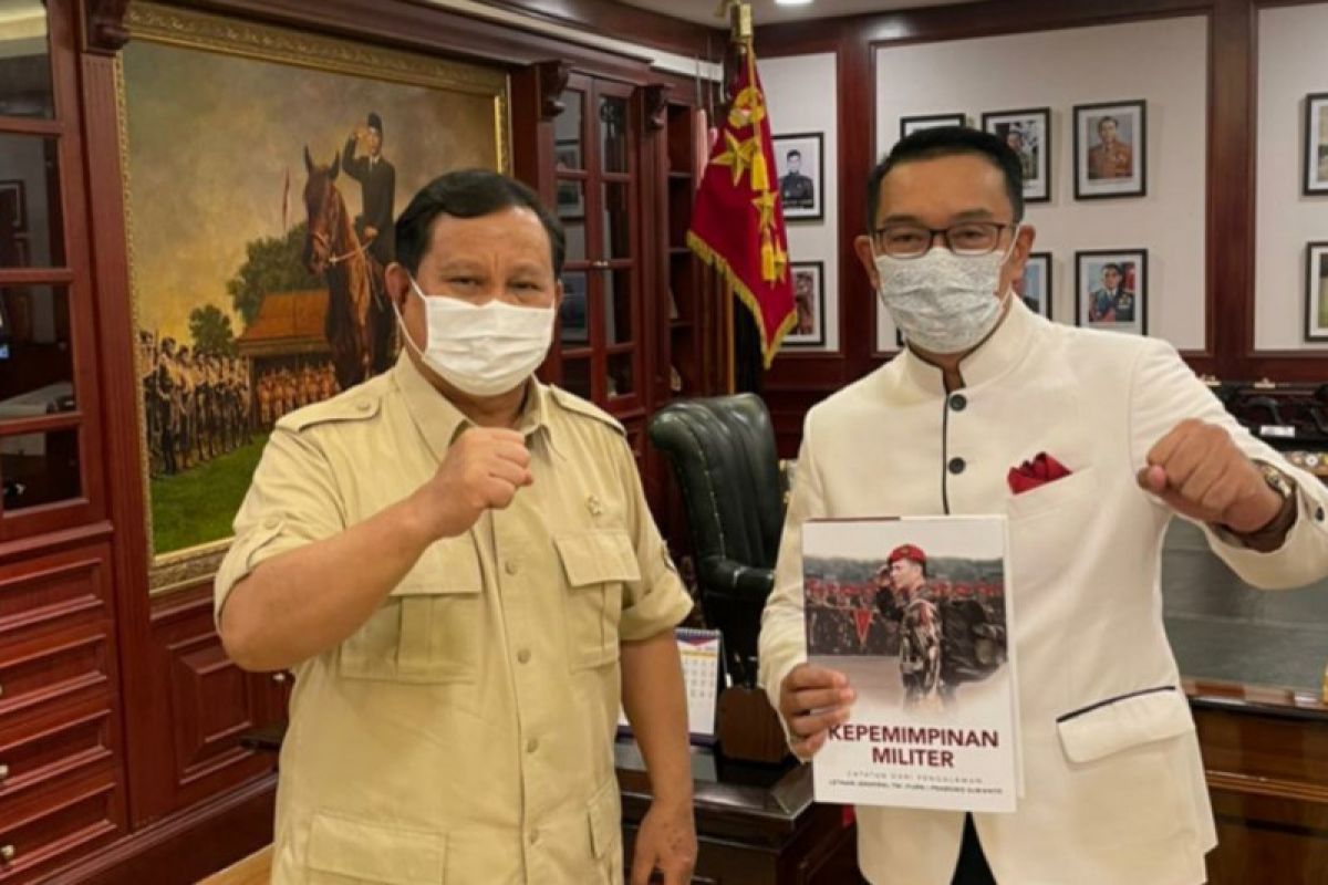 Ridwan Kamil bertemu dengan Prabowo Subianto bahas berbagai hal