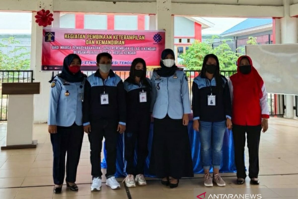 Lapas Perempuan Kendari gandeng BLK beri keterampilan bagi warga binaan