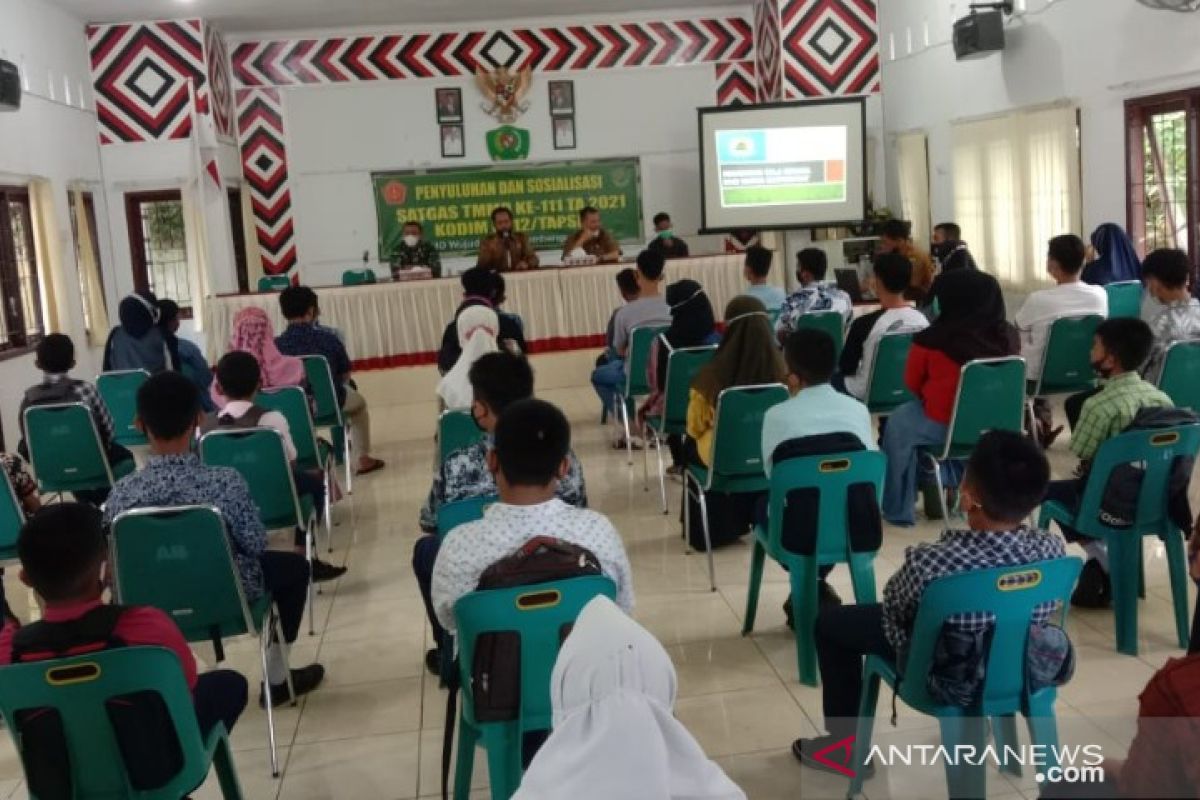 Satgas TMMD bekali pemuda Desa Siuhom Bela Negara