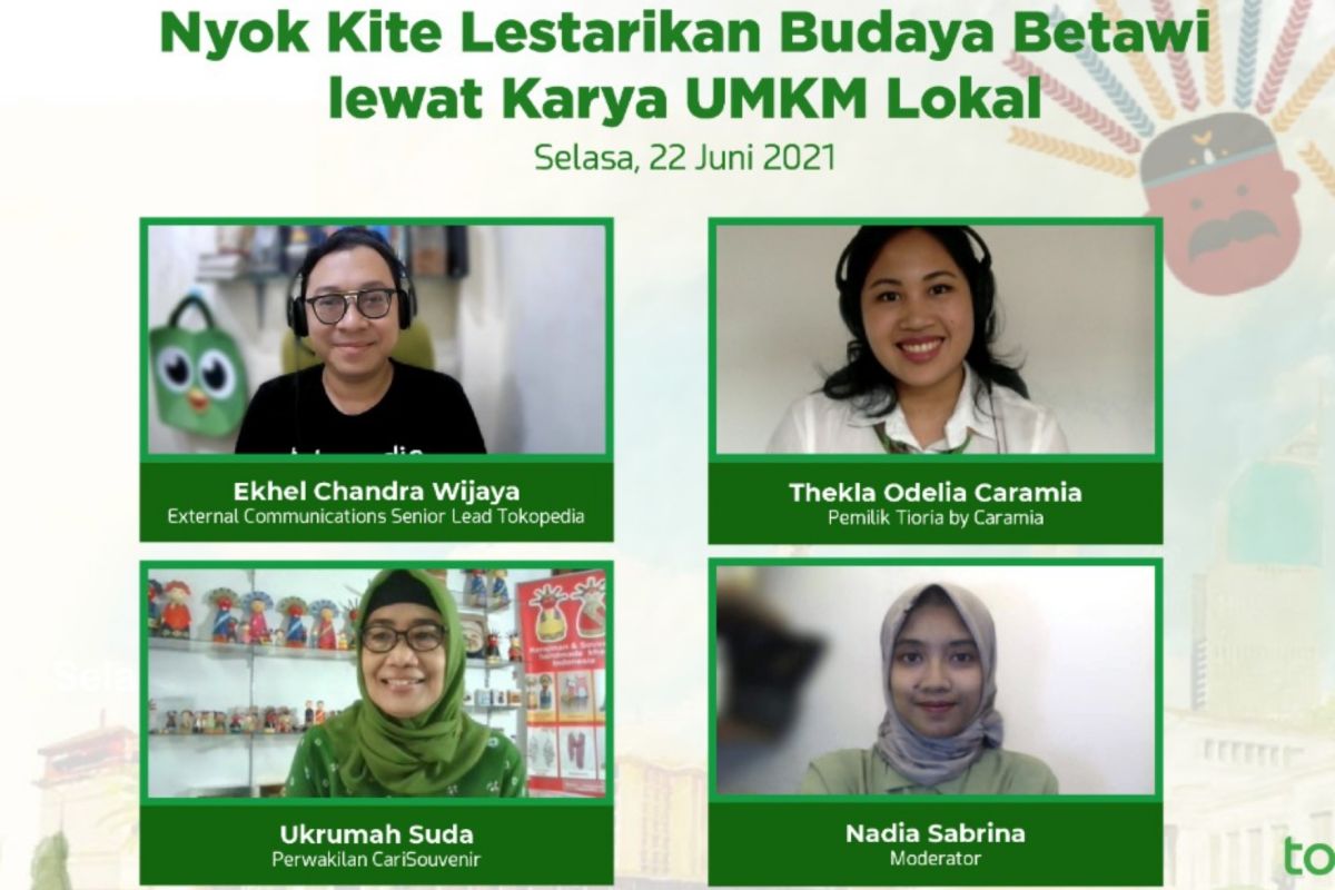 Kisah dua pelaku UMKM lestarikan budaya Betawi lewat platform digital