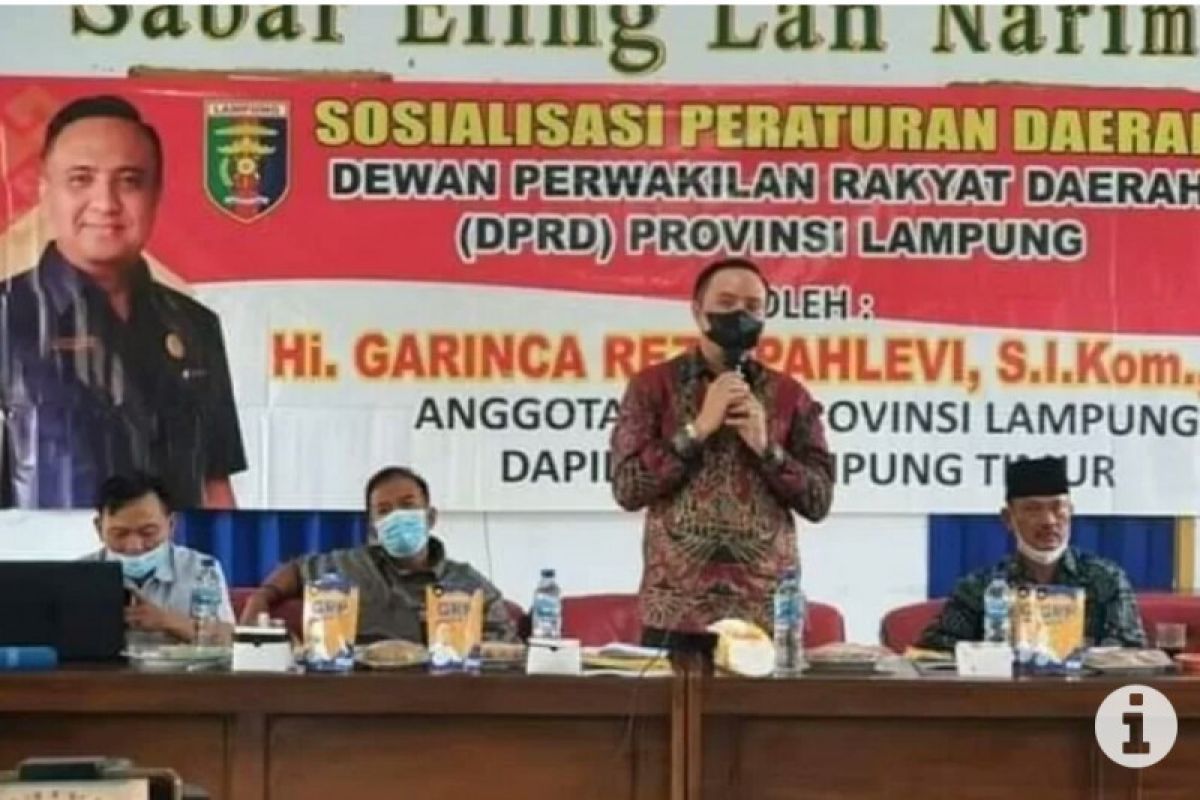 Anggota DPRD Lampung sosialisasi Perda Perlindungan Pemberdayaan UMKM