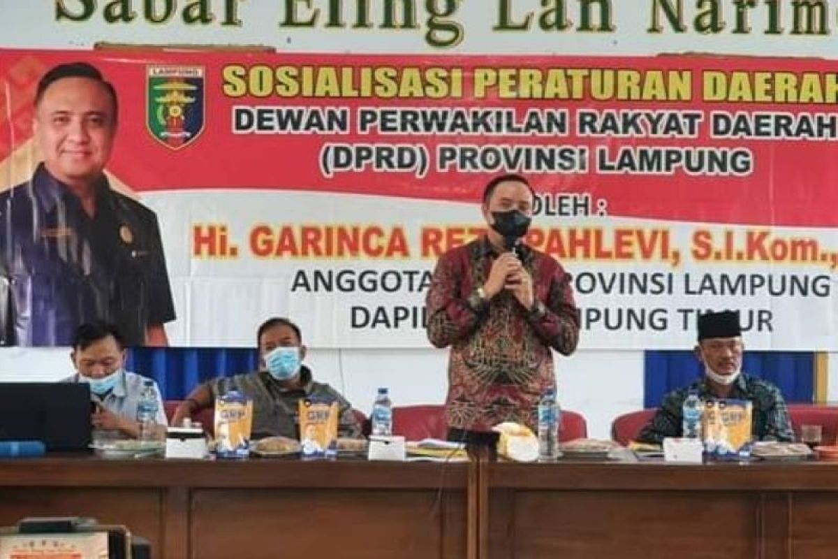 Legislator Lampung sosialisasikan Perda Perlindungan dan Pemberdayaan UMKM