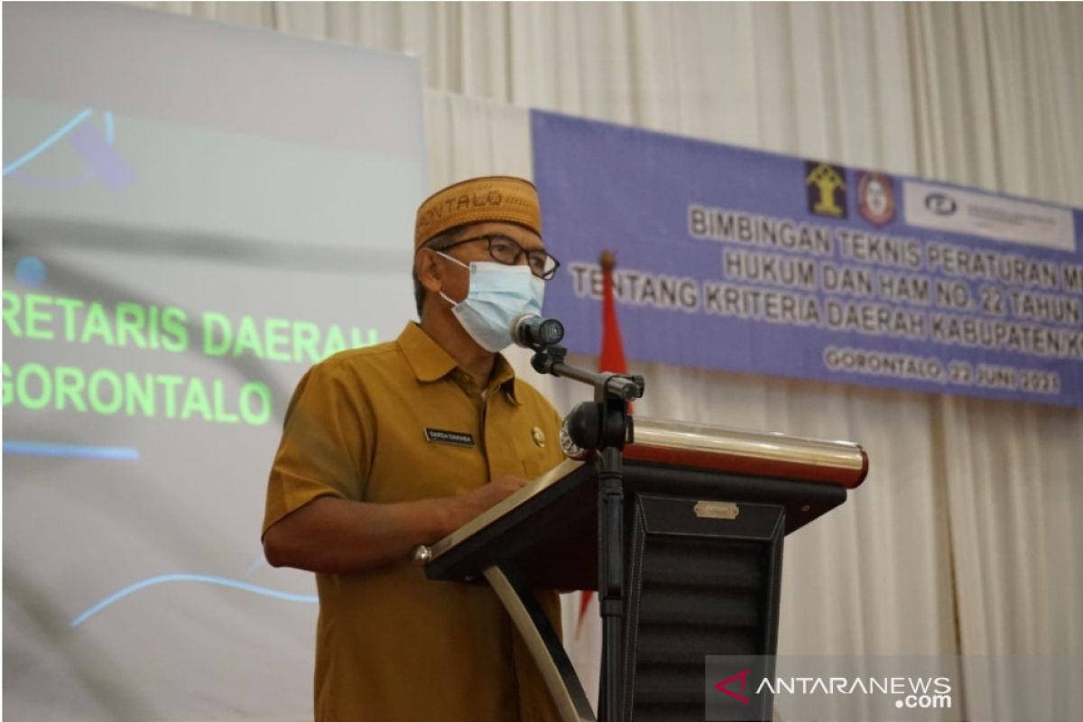 Sekda Gorontalo dorong pendidikan HAM di daerah