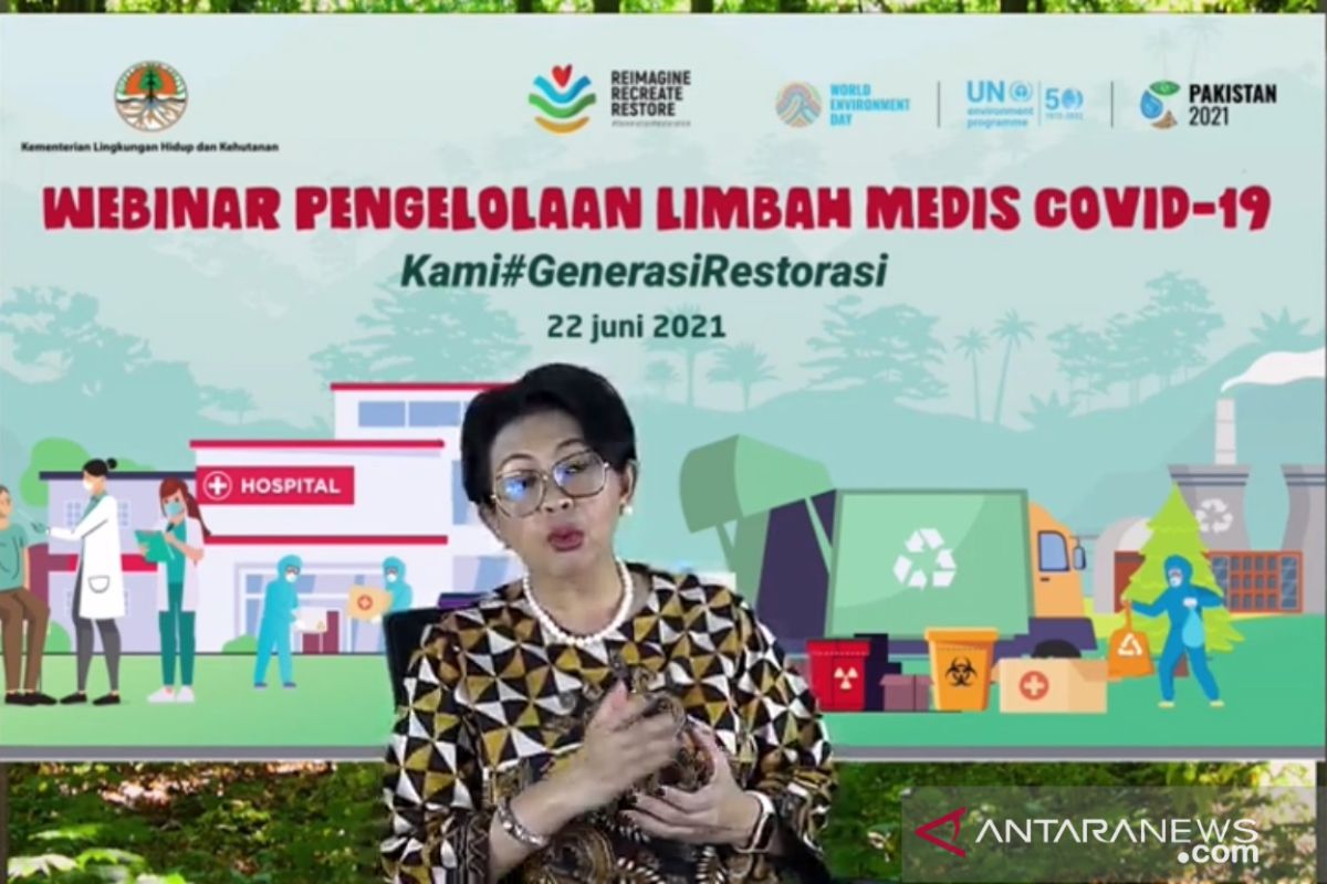 KLHK: Limbah medis COVID-19 tidak dapat dibuang di TPA