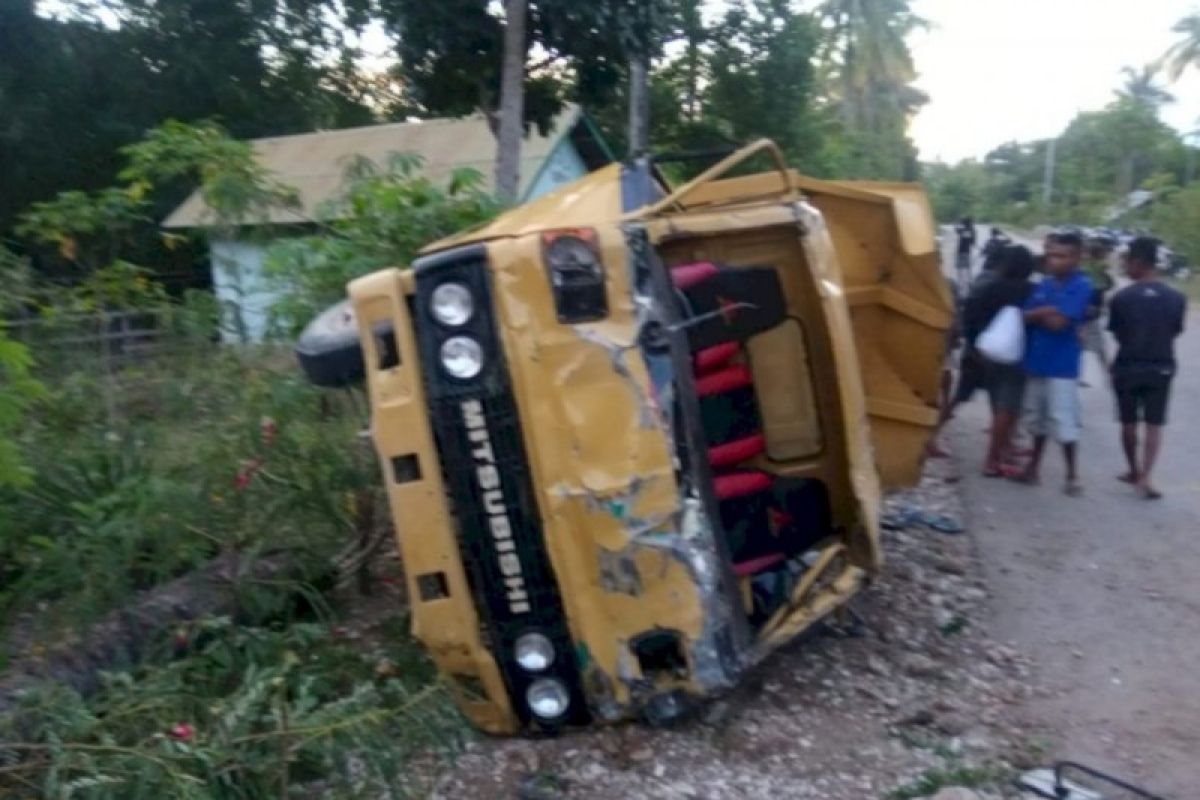 Polisi amankan pengemudi truk dalam lakalantas yang menewaskan tiga orang