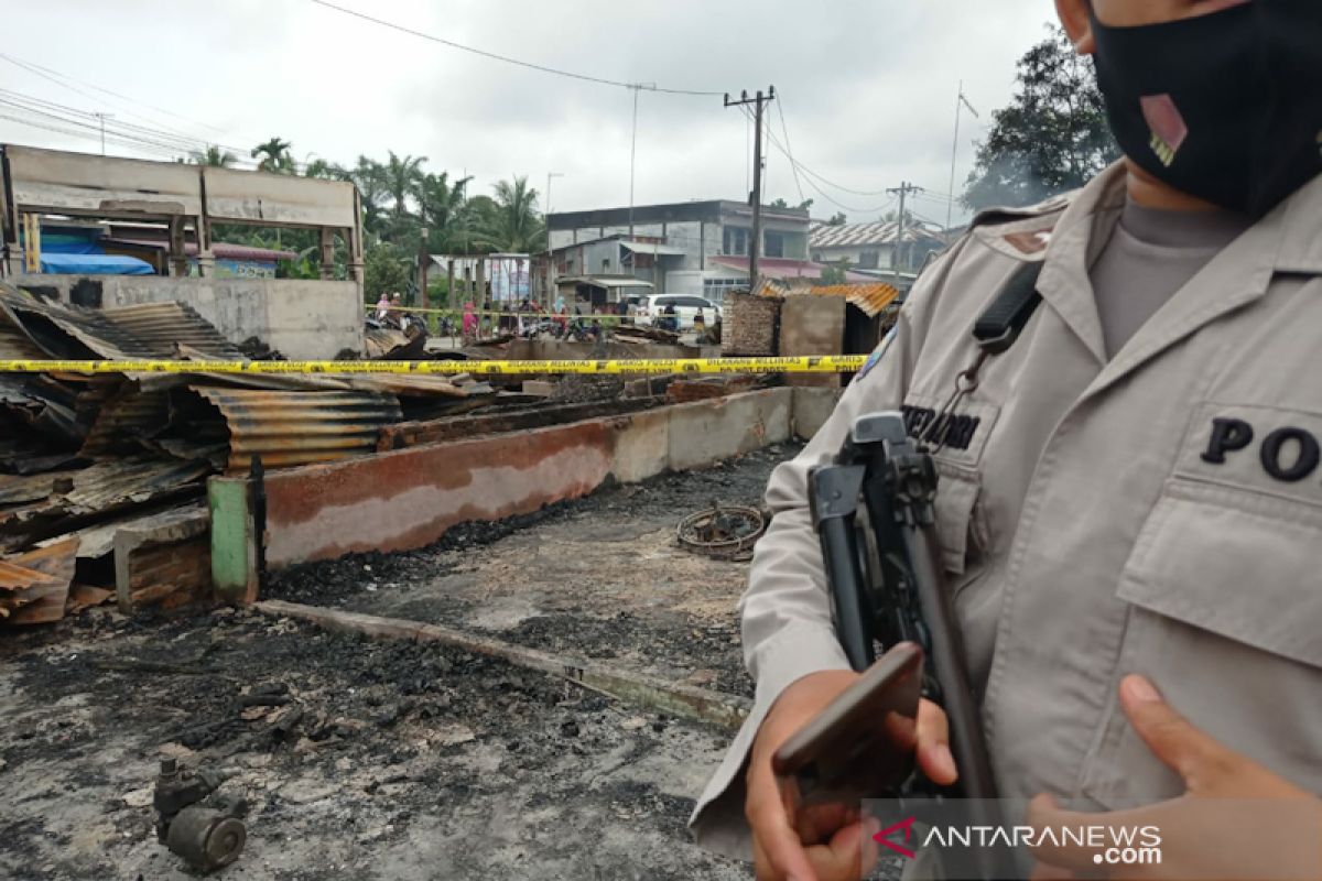 9 bangunan di Aceh Tamiang hangus terbakar