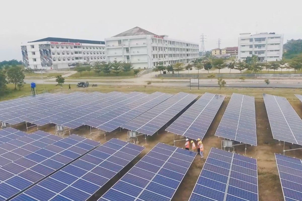PLTS Itera Lampung jadi percontohan pengembangan energi terbarukan nasional