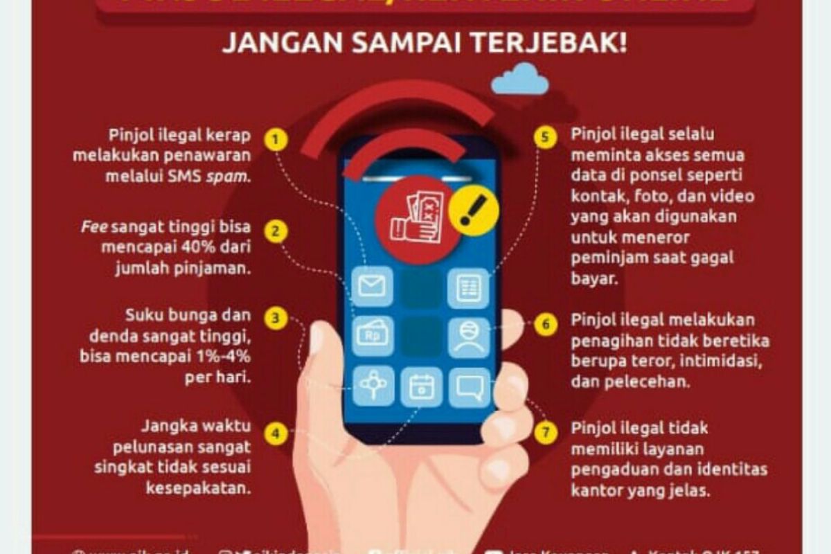 Mendadak  dapat kiriman dana dari  pinjaman online, ini cara menghadapinya menurut OJK