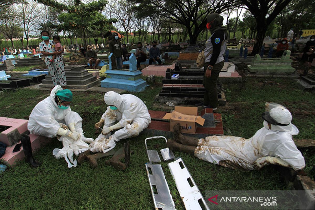 Kasus positif COVID-19 RI naik tertinggi 20.574 orang per 24 Juni 2021