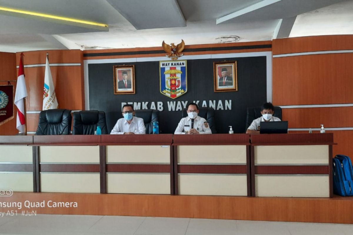 Sekretaris Daerah Waykanan pimpin rapat rakor penyederhanaan birokrasi