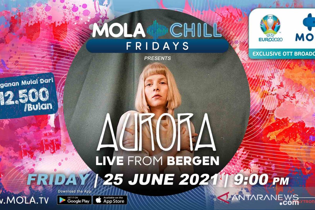 Penyanyi Aurora akan tampil virtual di Mola Chill Fridays