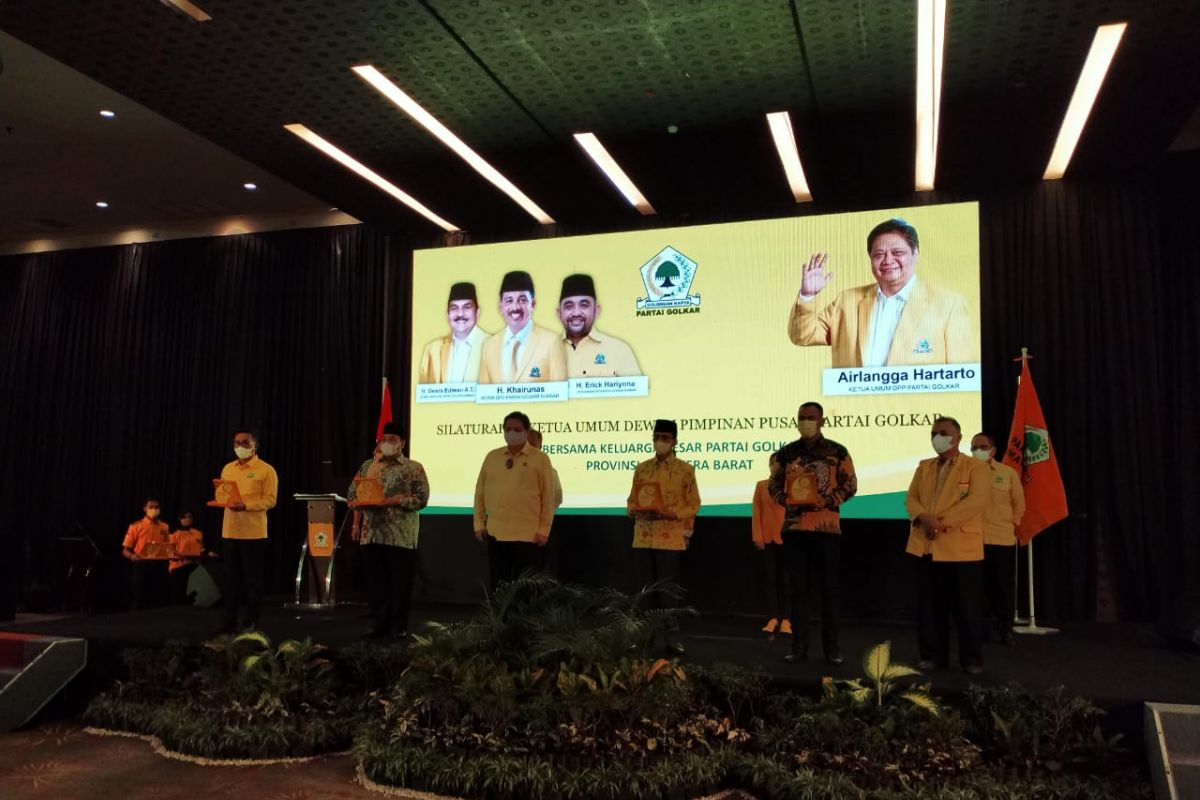 Airlangga Hartarto minta Golkar Sumbar persiapkan diri jelang 2024