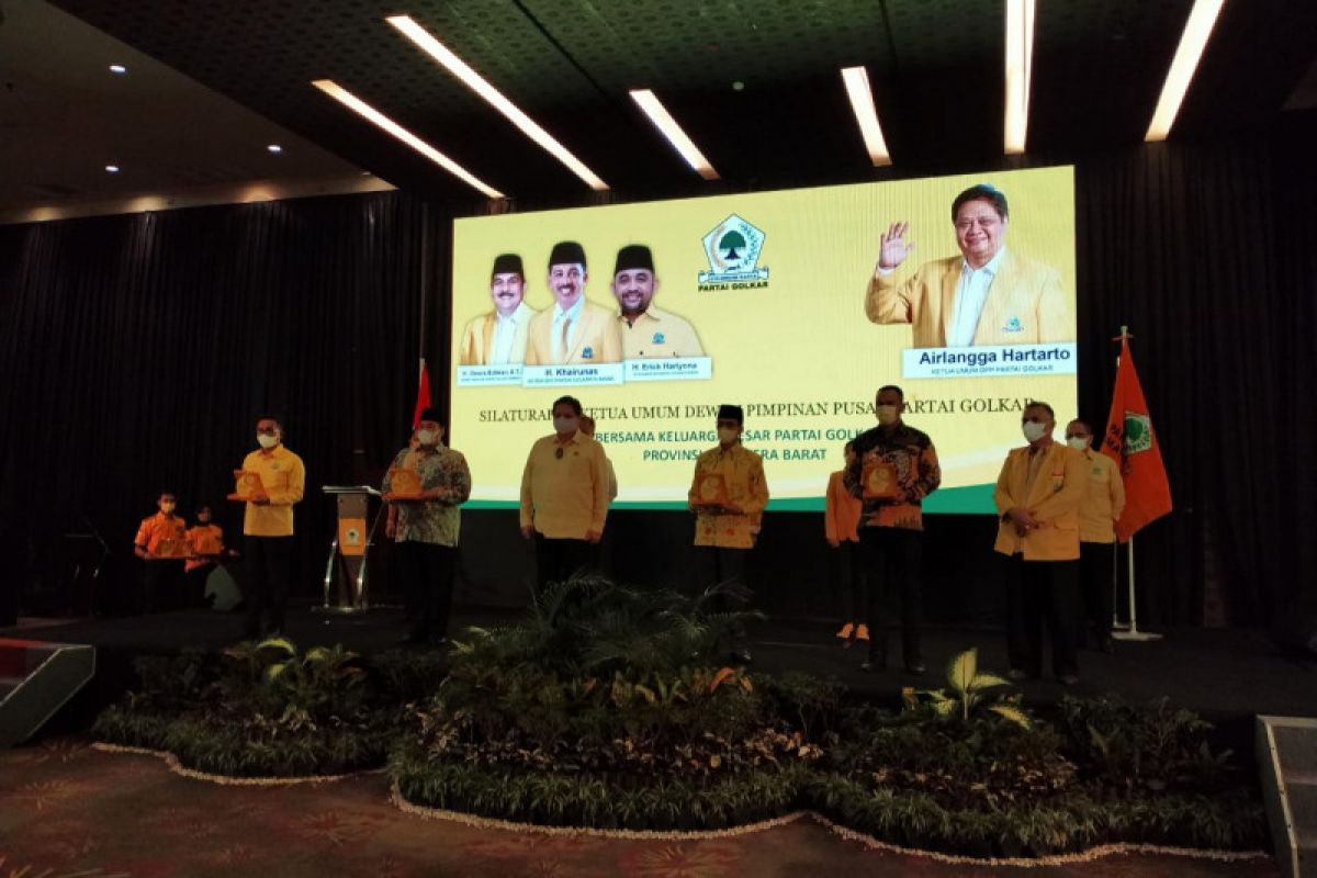 Airlangga Hartarto minta Golkar Sumbar persiapkan diri hadapi 2024