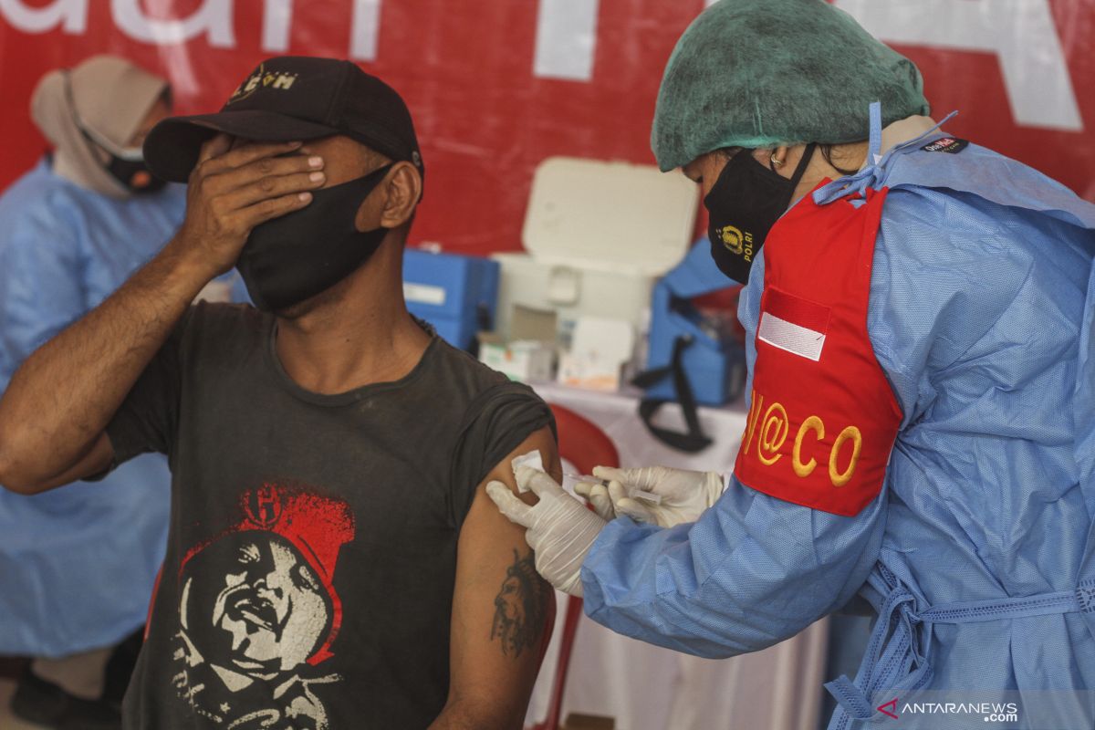 Penerima vaksin lengkap warga Indonesia bertambah 142.834 jiwa