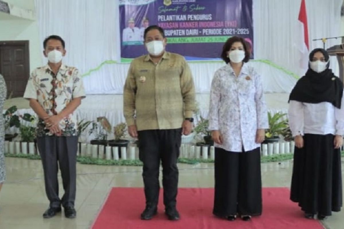 YKI Dairi dilantik, Bupati: Segera lakukan gerak cepat untuk susun program kegiatan