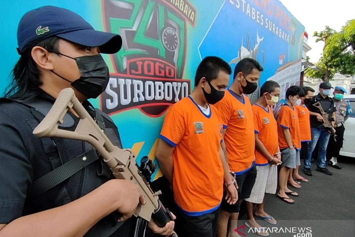 Polrestabes Surabaya gagalkan peredaran 20,4 kilogram sabu-sabu