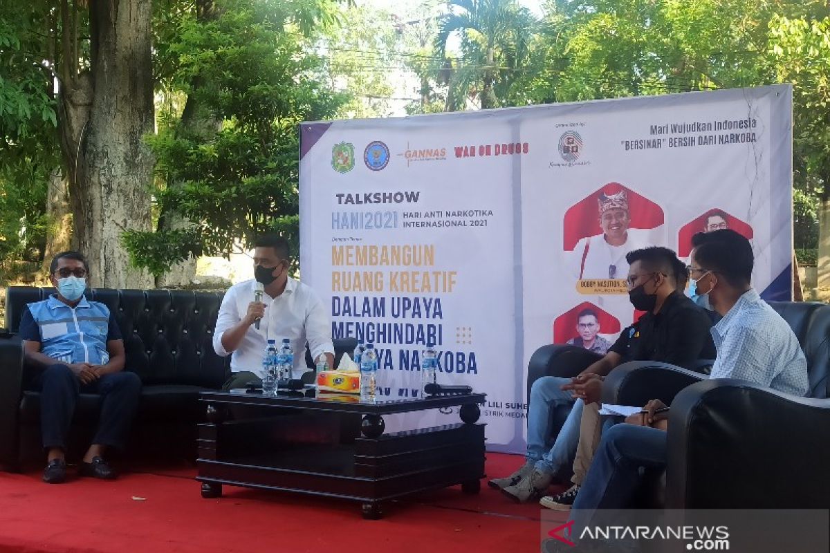 Pemkot Medan bangun ruang literasi dan sarana olahraga untuk cegah peredaran narkoba