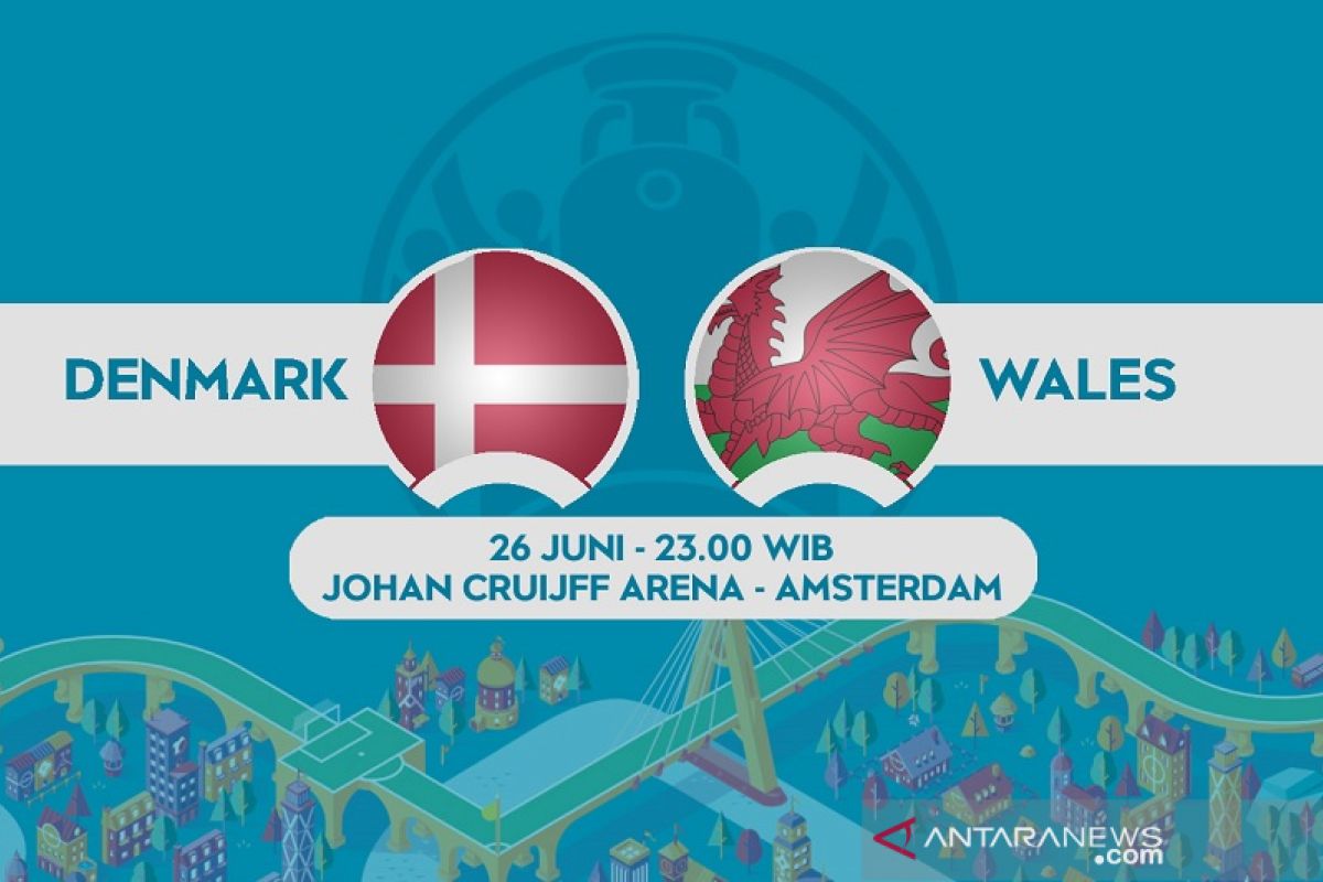 Euro 2020: Denmark harapkan tuah Amsterdam kala hadapi Wales